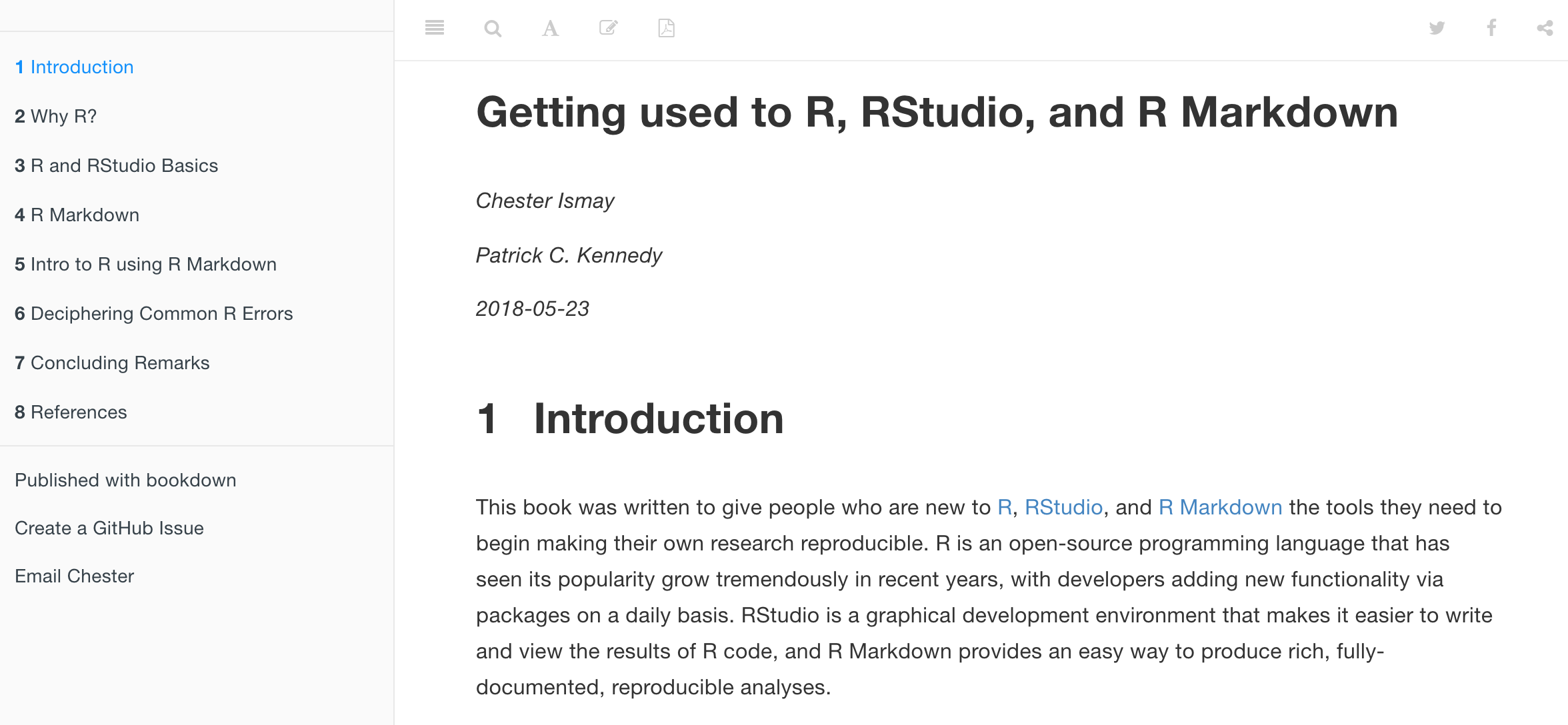Preview of Getting Used to R, RStudio, and R Markdown.